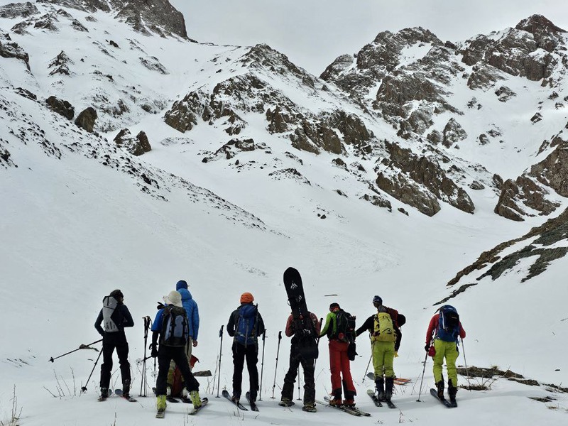 اسکی در منطقه دوبرار دماوند